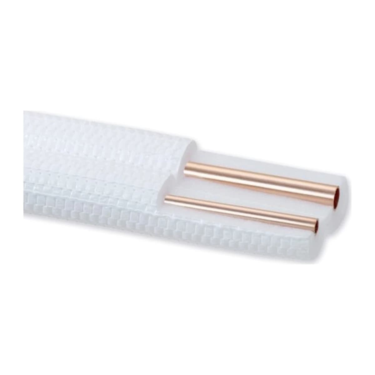 Gebinde isolierter Kupfer-Doppelrohre Ebrille, 1/4″ + 1/2″