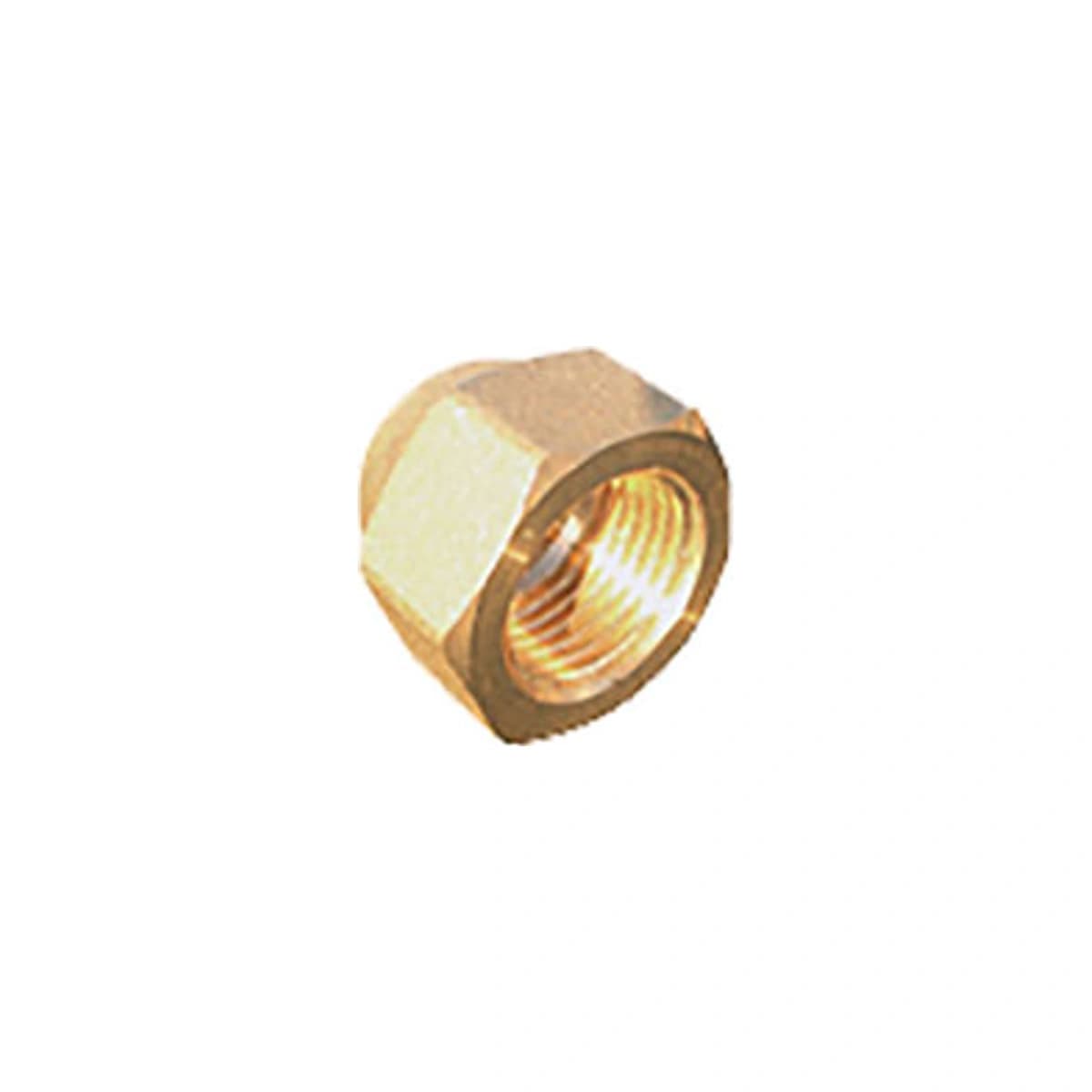 Messingmutter für Kupferrohre 1/4"sae