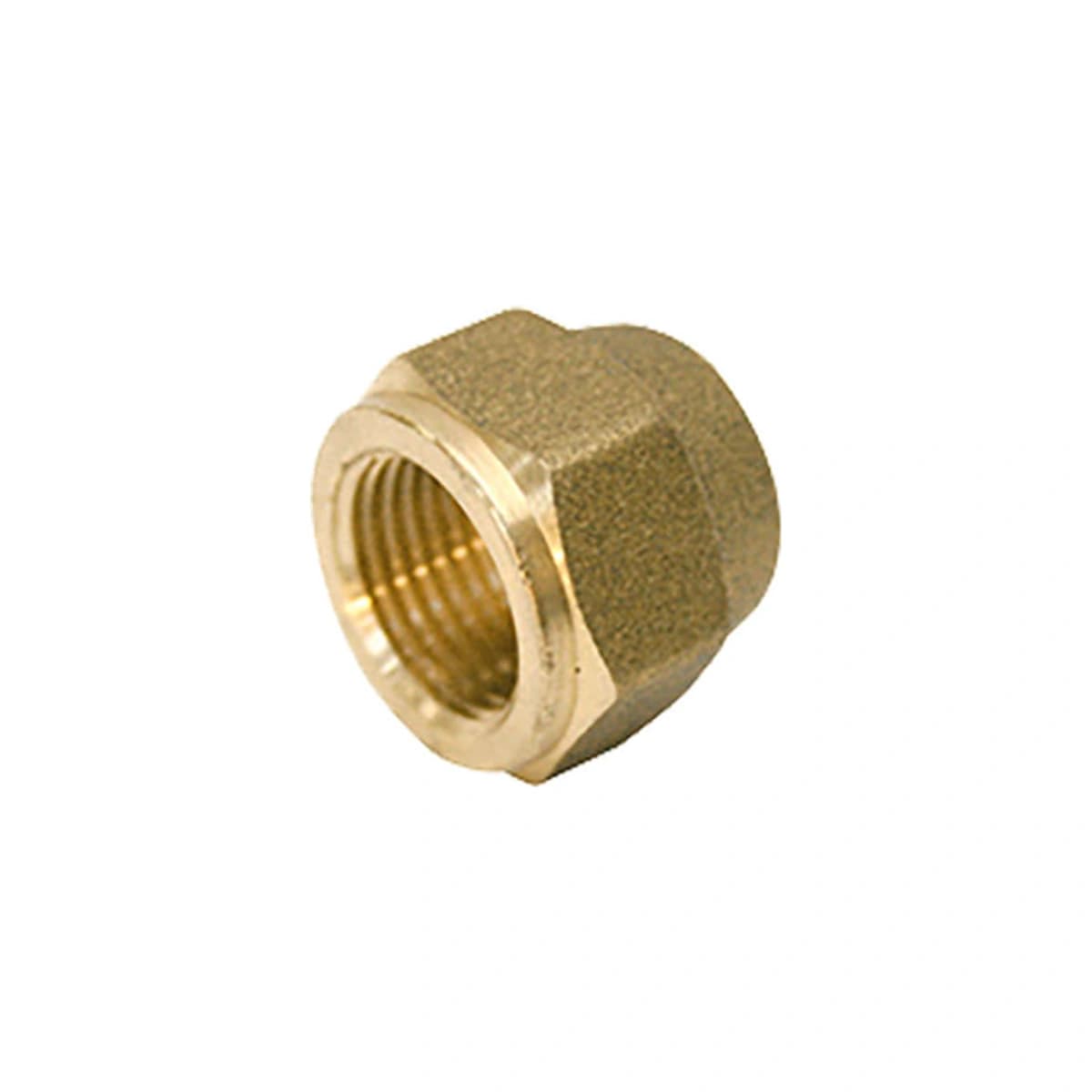 Reduziermutter aus Messing 1/2" - 3/8"