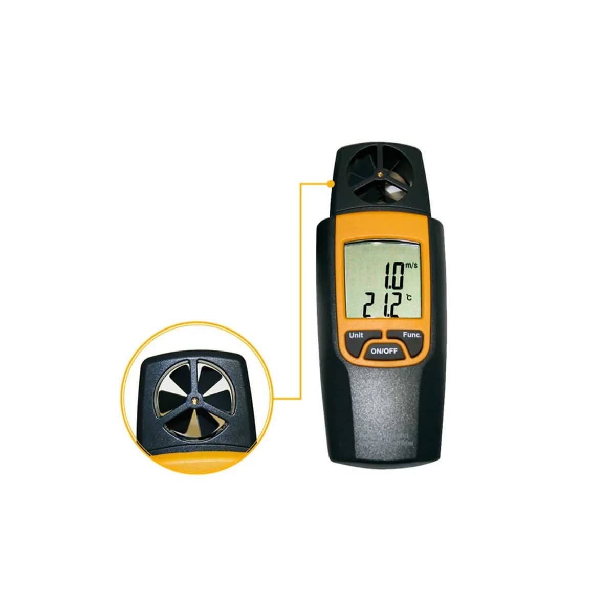 Digitales Anemometer (Windmesser) TSAT1
