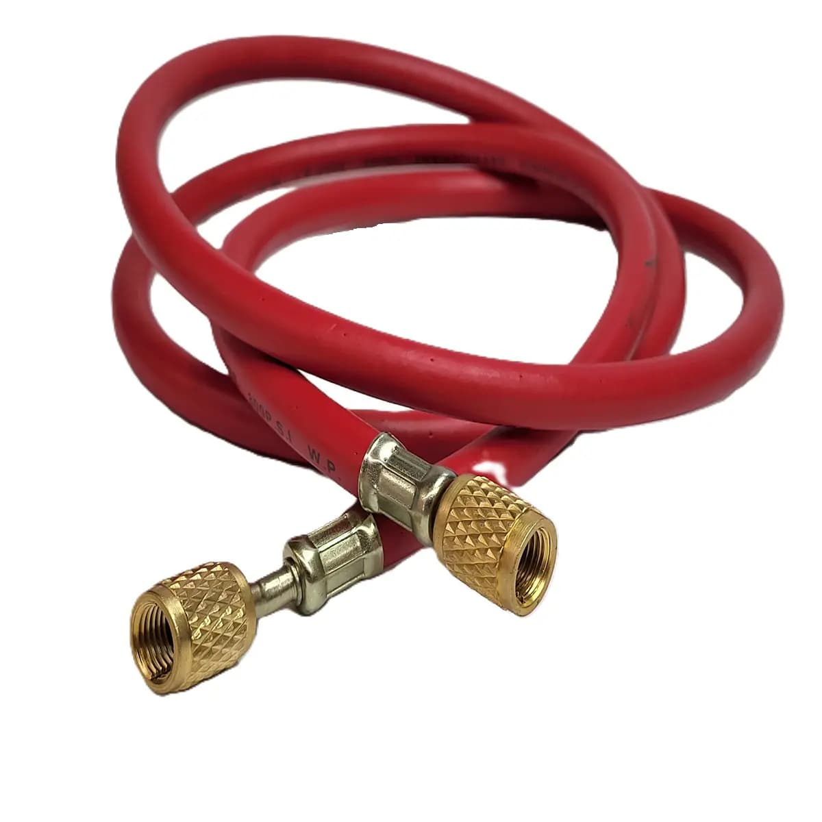 Roter Service-Schlauch 1500mm für Kältemittel R407c R22, 1/4x1/4, 11132108