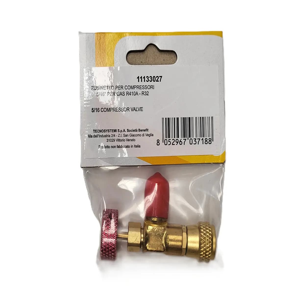 Serviceventil 5/16″ SAE für R410A und R32