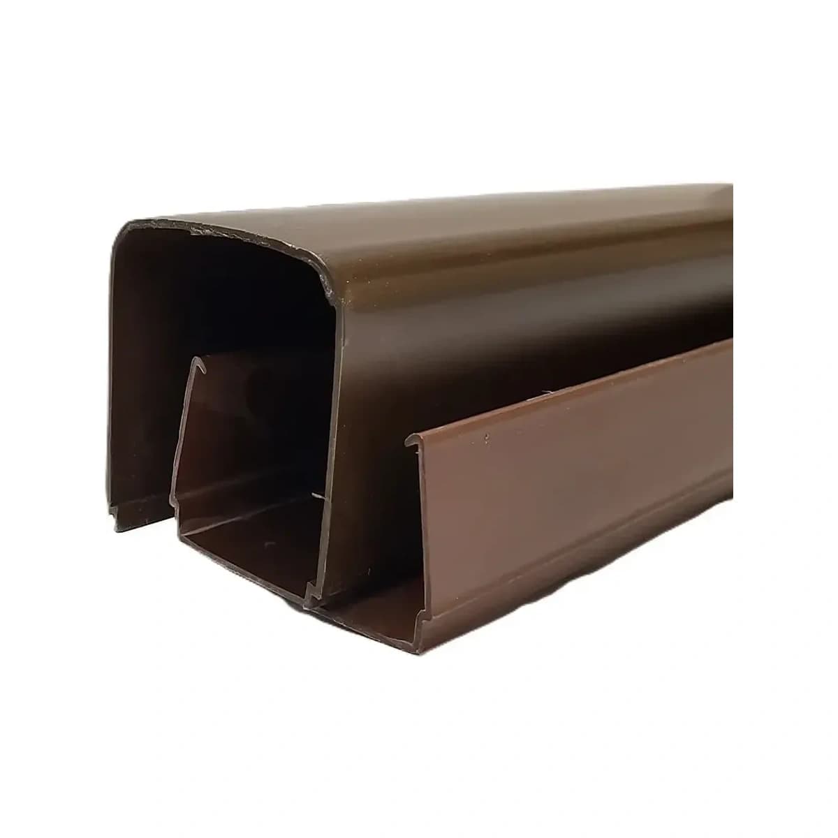 Kabelkanal 80x60x2000mm artiplastic 0812 braun pvc 8 Stk./Packung