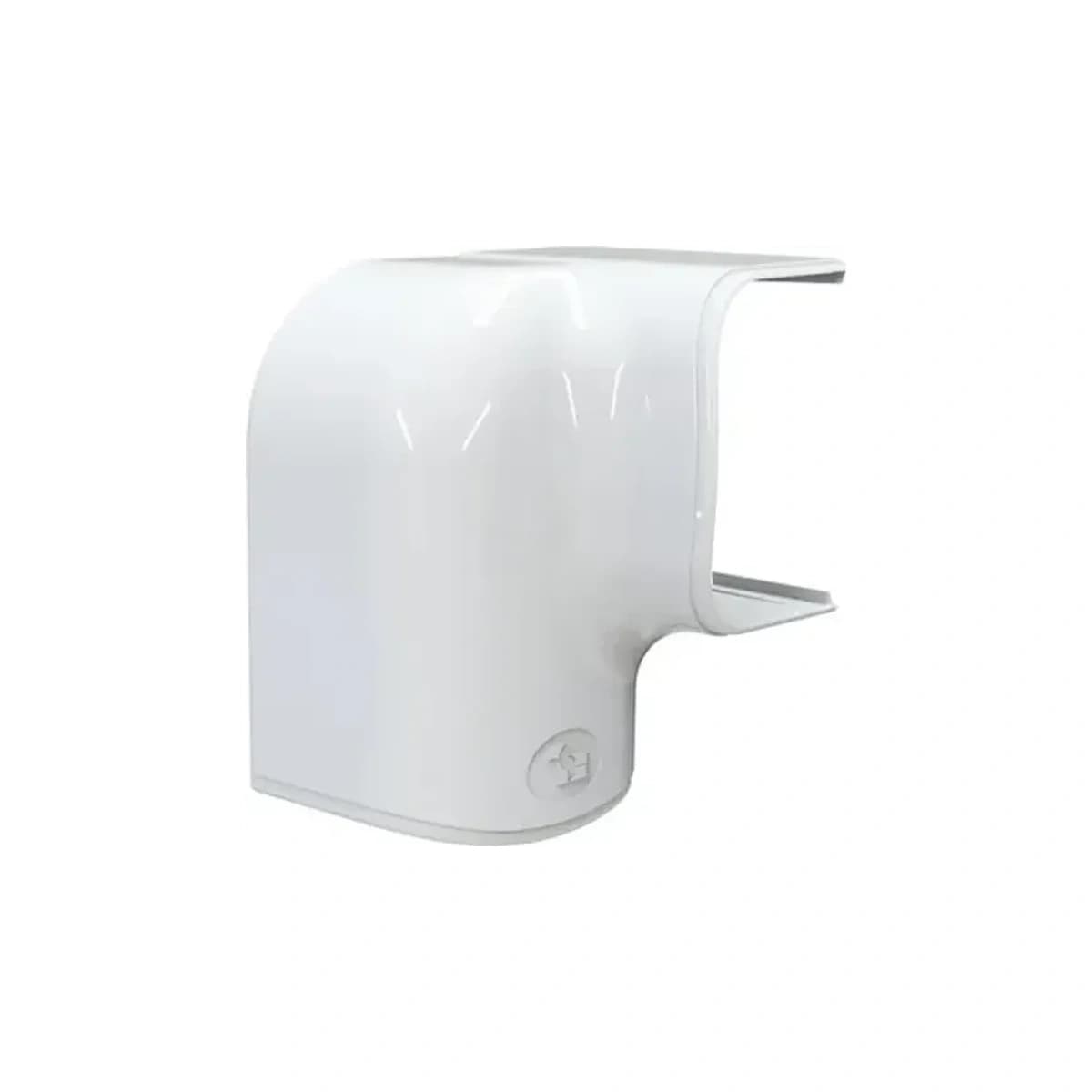Rechter vertikaler PVC-Wandübergang, 78 × 58 mm
