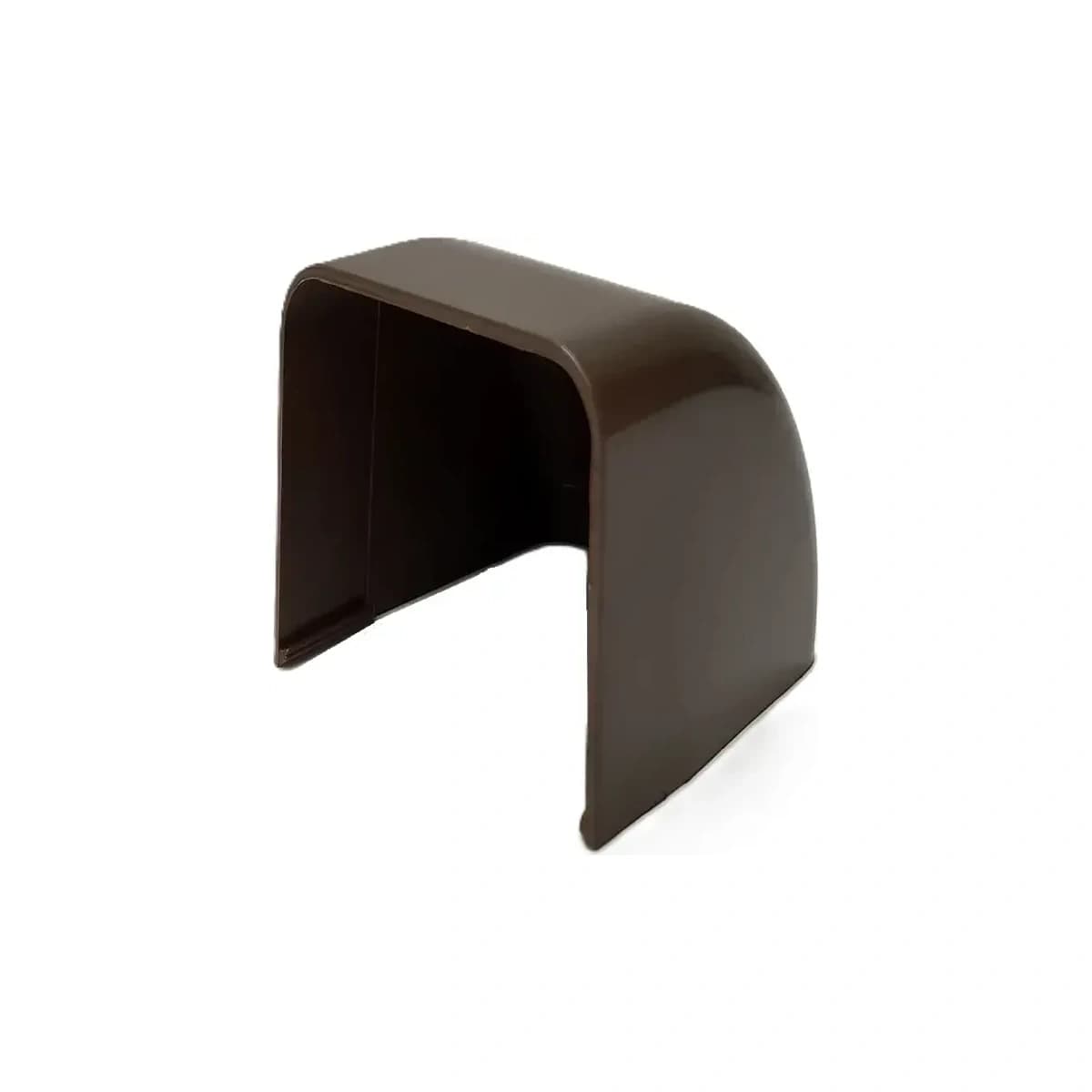 Installationskanal-Endstück Artiplastic 0808 TT-M, 80 × 60 mm, braun