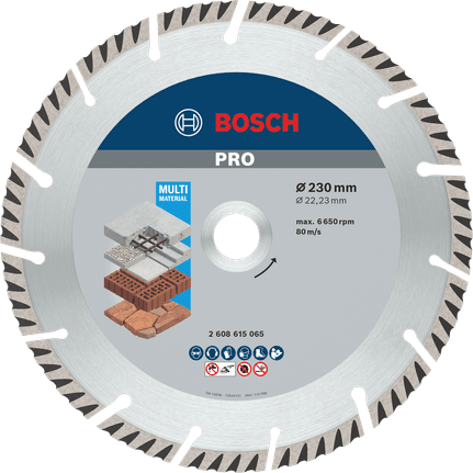 Diamantscheibe S4U 230/22,23 von BOSCH, EN 13236 2.608.615.065