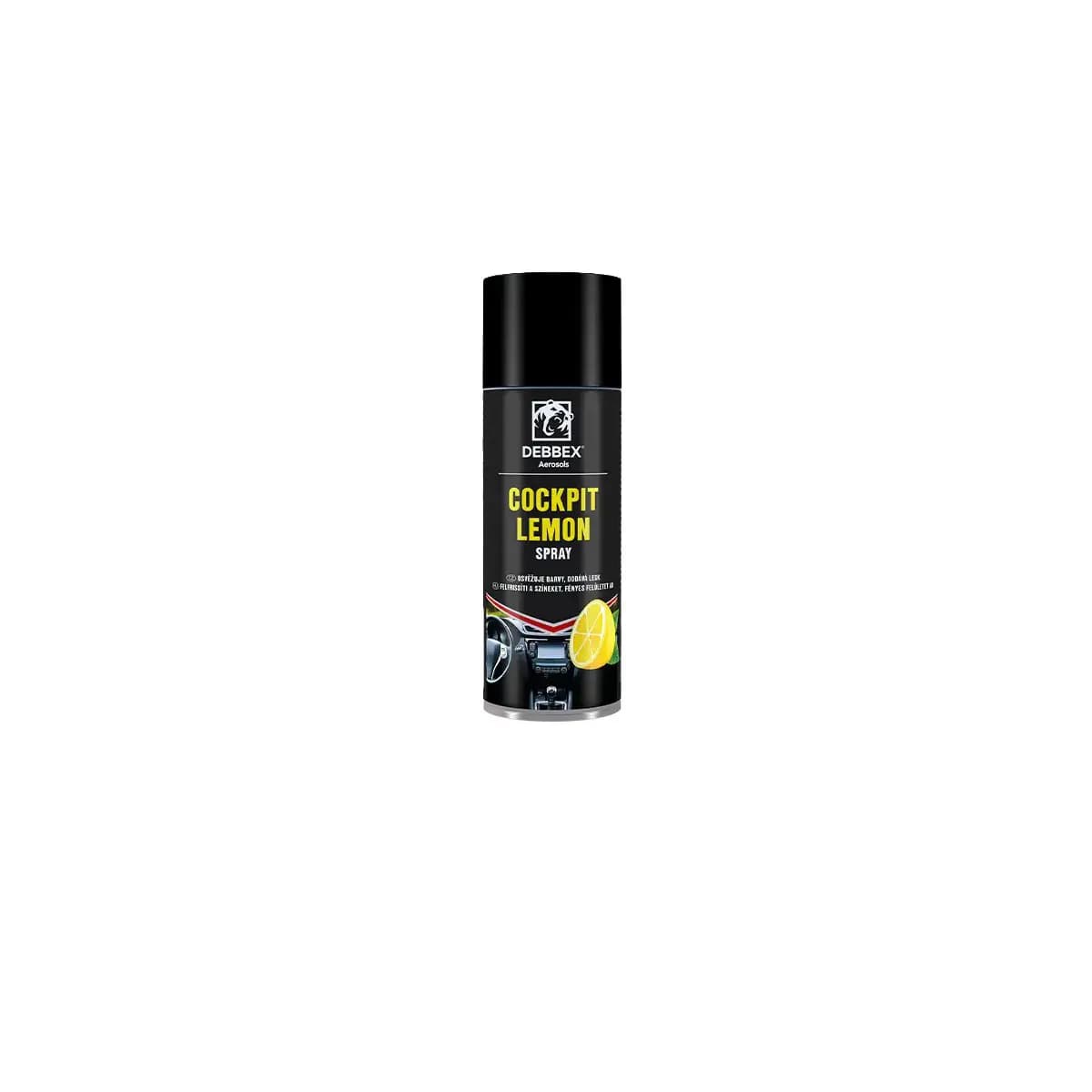 Debbex Cockpit Spray Zitrone, 400 ml
