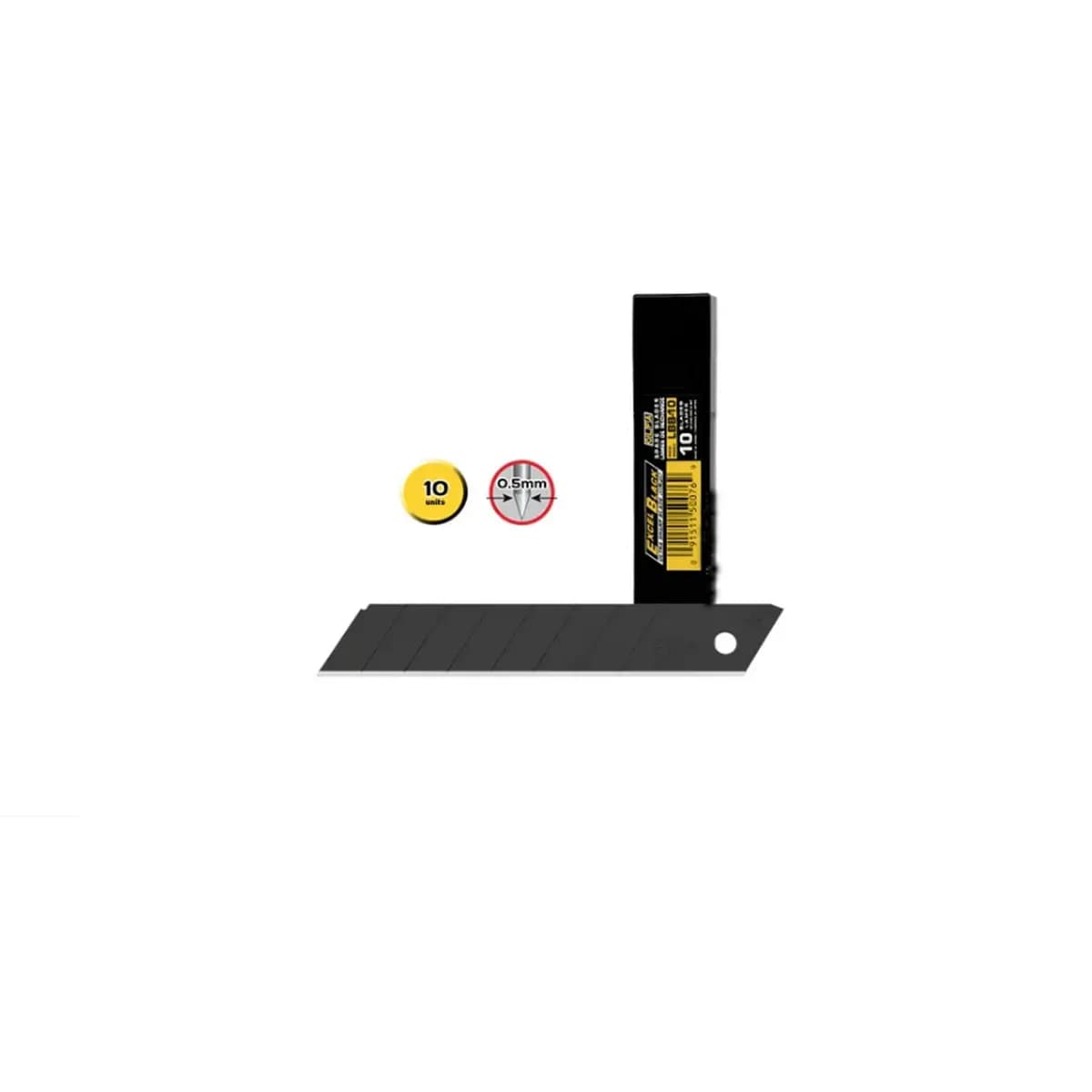 OLFA EXCEL BLACK Ersatzklingen 18 mm, LBB-10, 10 Stk.