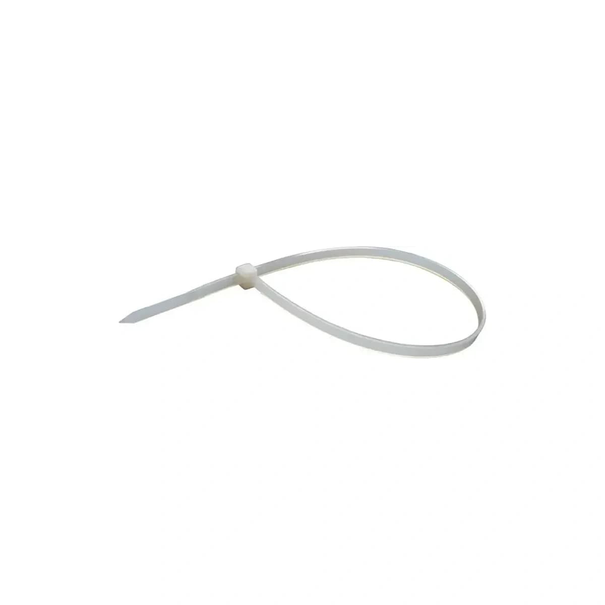 Bindeband 200x3.6mm, Packung mit 50 Stk., weißes Kabelbinderband, 23854