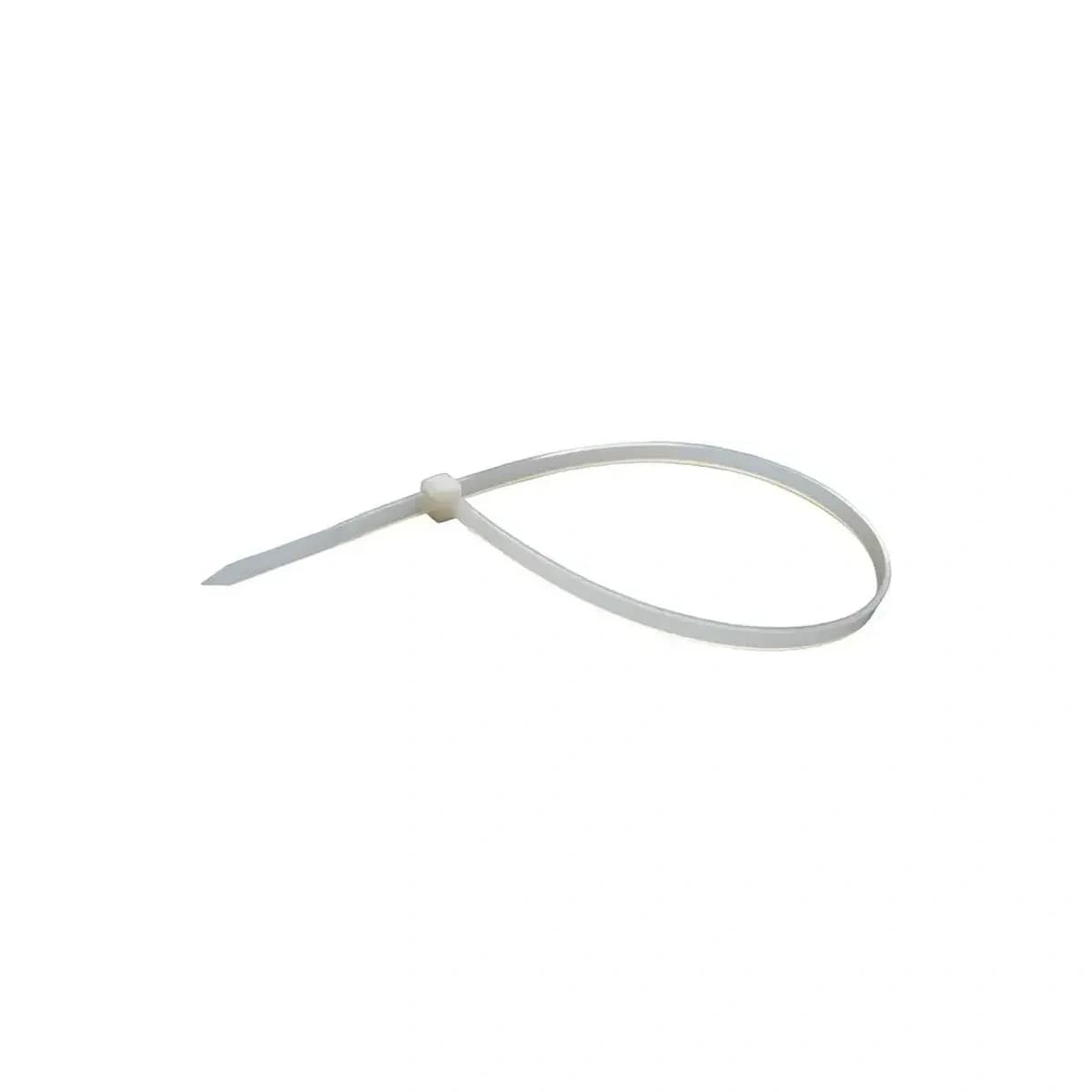 Bindeband 300x4.8mm, Packung mit 50 Stk., weißes Kabelbinderband, 23860