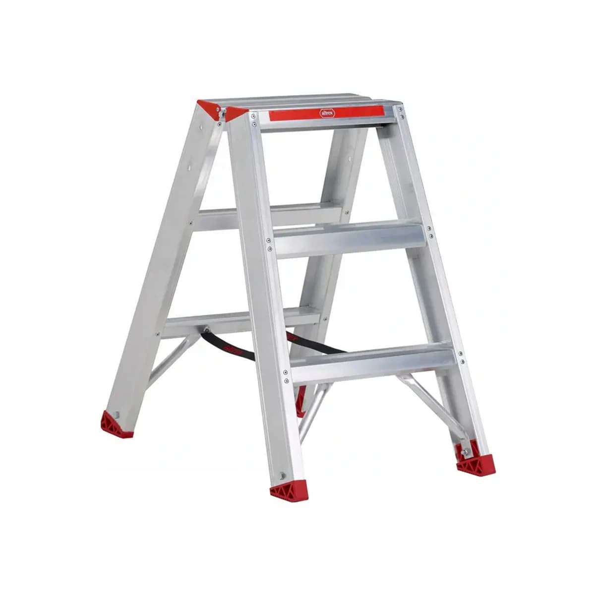 Aluminium-Doppelleiter, 2 × 3 Stufen