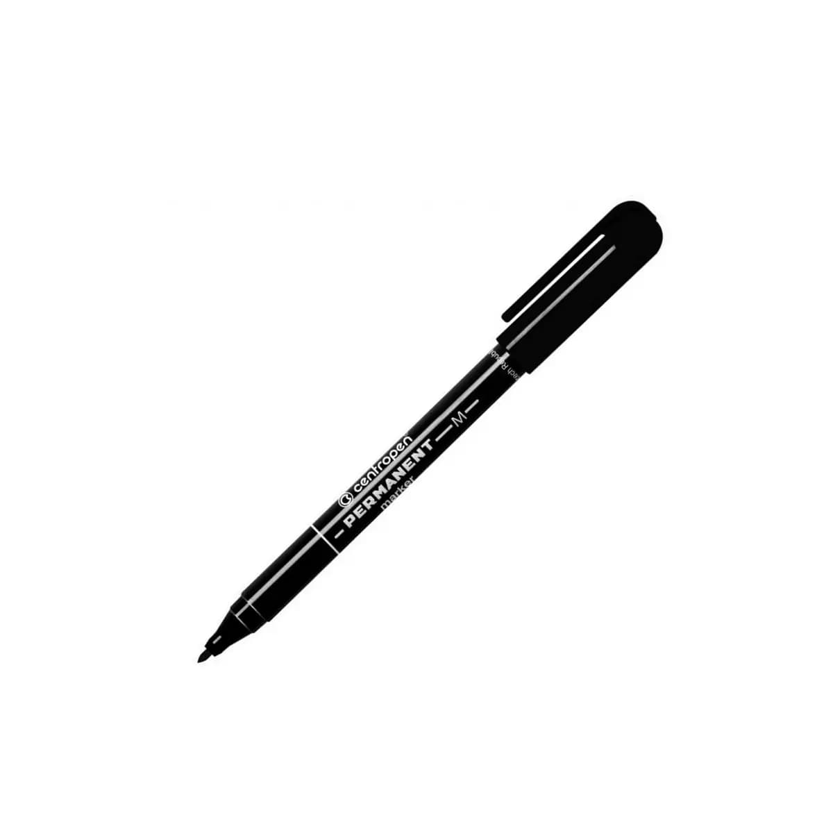Schwarzer Permanentmarker, Strichbreite 2–3,3 mm