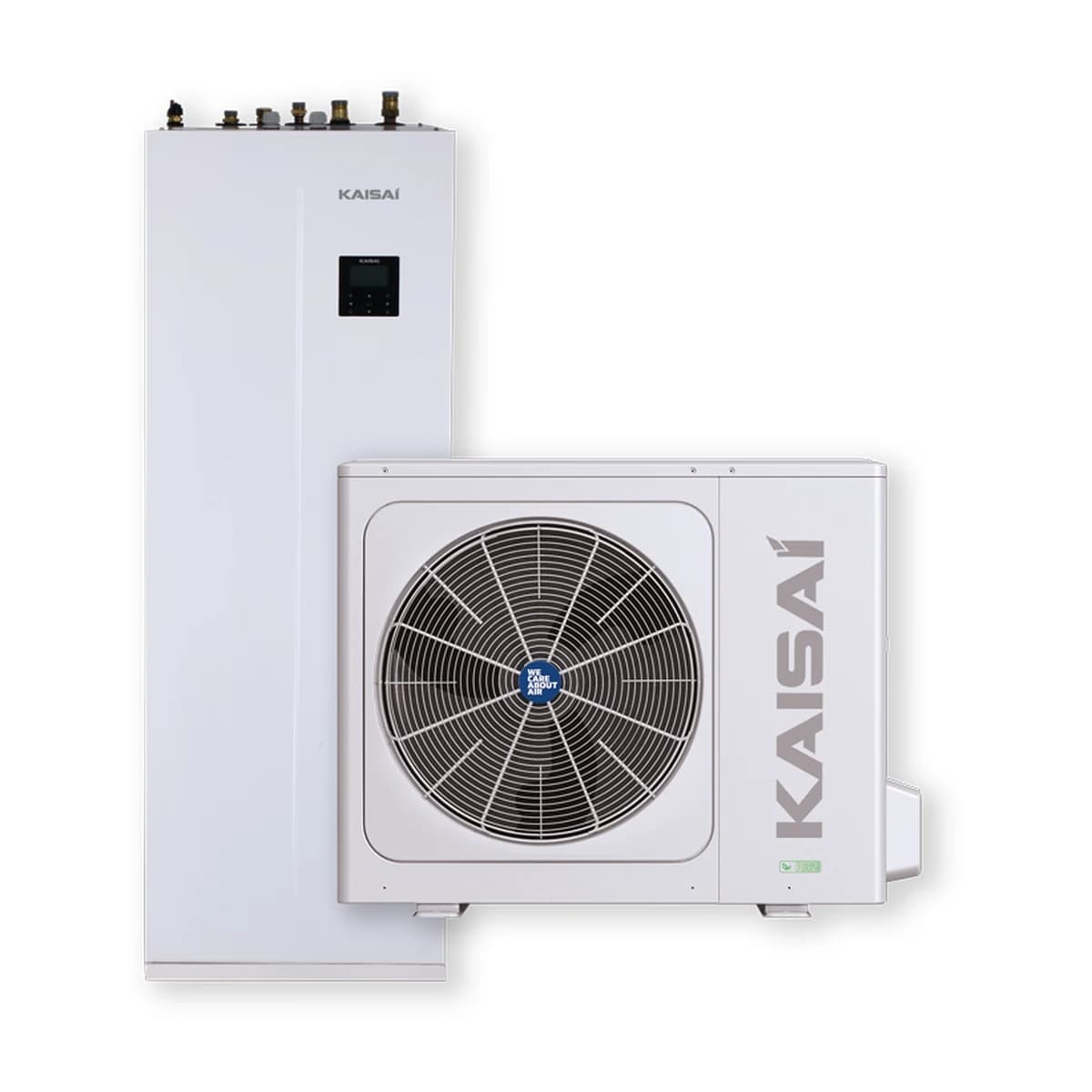 Wärmepumpen-Set KAISAI Arctic 10 kW mit integriertem 190L-Speicher für Warmwasser