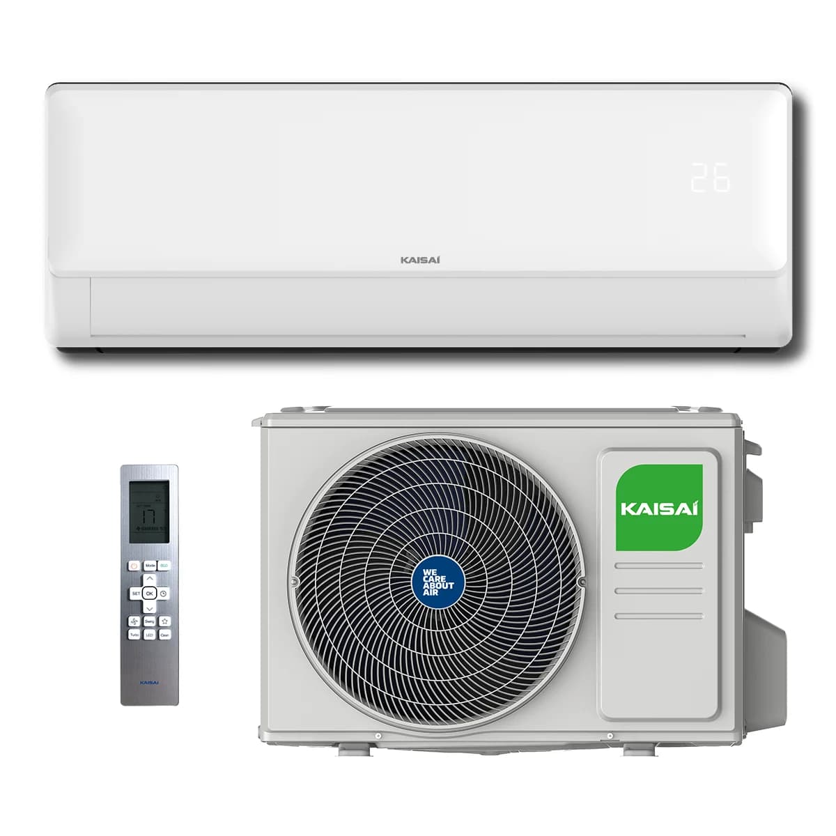 SET Wandklimaanlage KAISAI FLY+ 5,2 kW KKOX-18RRA1/KKWX-18RRA1 White